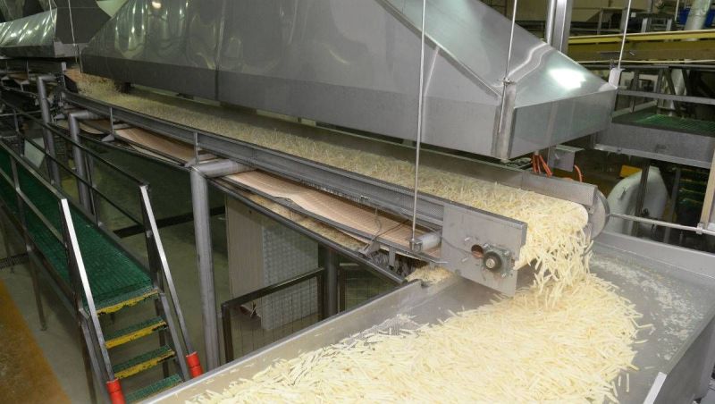 Process Of Frozen French Fries Production Line