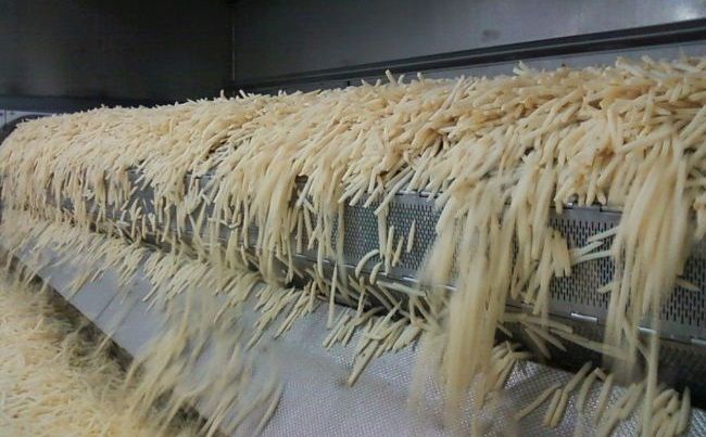 Process of French Fries Production Line